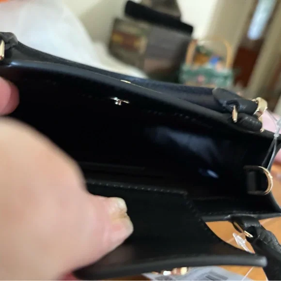 Kate Spade Black Crossbody Bag with Silver Details - Picture 12 of 13